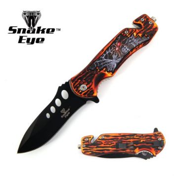 Snake Eye Tactical WildLife Collection Spring Assist Knife 4.75"